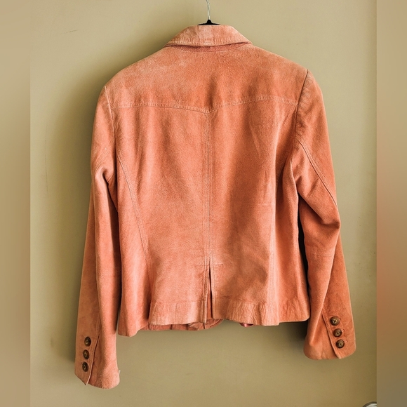 Vintage Charter Club Suede Blazer – Blush Rose Pink - Picture 6 of 9